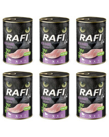 RAFI Cat Adult z królikiem 6x400 g mokra karma dla kotów sterylizowanych