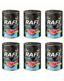 RAFI Cat Adult z jagnięciną 6x400 g mokra karma dla kotów sterylizowanych
