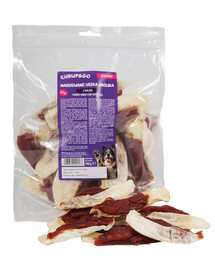 CHRUP&GO Nadziewane uszka królika 500 g przysmak dla psa