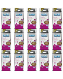 FARMINA Vet Life Cat Struvite Creamy 15x60 g z kurczakiem i tuńczykiem, kremowy przysmak dla kotów wspierający układ moczowy