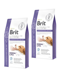 BRIT Grain Free Veterinary Diets Dog Gastrointestinal Low Fat 2 x 12 kg