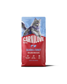 CARNILOVE Active Cat Salmon and Turkey Adult Large 6 kg łosoś i indyk, dla kotów dużych ras