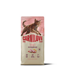 CARNILOVE True Fresh Cat Turkey Sterilised 6 kg indyk, dla kotów po sterylizacji