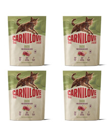 CARNILOVE True Fresh Cat Duck Sterilised 4x400 g kaczka, dla kotów po sterylizacji