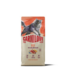 CARNILOVE True Fresh Cat Beef Adult Large 6 kg wołowina, dla kotów dużych ras