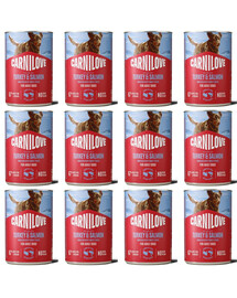 CARNILOVE Dog Can Turkey and Salmon 12x400g pasztet z indykiem i łososiem dla dorosłych psów
