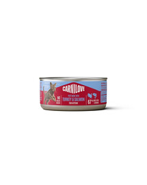 CARNILOVE Cat Can Paté Turkey and Salmon for Kittens 100 g z indykiem i łososiem, pasztet dla kociąt