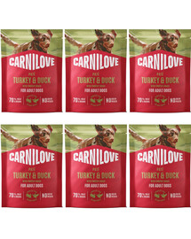CARNILOVE Dog Pouch Turkey and Duck 6x300g karma mokra indyk i kaczka dla dorosłych psów