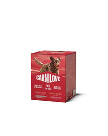 CARNILOVE Dog Pouch Multipack 4X300g mix mokra karma mix smaków dla dorosłych psów