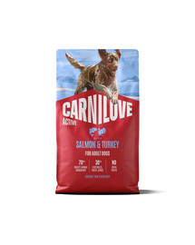 CARNILOVE Active Dog Salmon and Turkey Adult 4 kg łosoś i indyk, dla dorosłych psów
