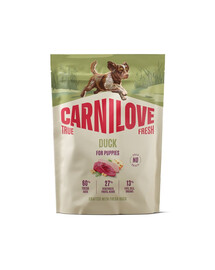 CARNILOVE True Fresh Dog Duck Puppies 1,5 kg sucha karma ze świeżą kaczką dla szczeniąt