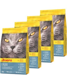 JOSERA Cat Leger dla kotów mało aktywnych i po kastracji 4x2 kg