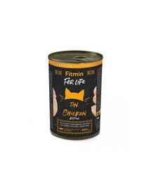 FITMIN For Life Kitten  Kurczak w Sosie – Mokra Karma dla Kociąt 400 g