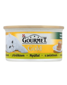 GOURMET Gold konservai su triušiena 85 g