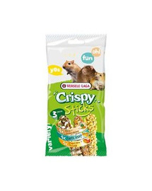Versele-Laga Crispy Sticks Omnivores Triple Variety Pack 165 g 3 burbuolės žiurkėnams, pelėms ir žiurkėms