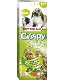 VERSELE-LAGA Crispy Sticks köögiviljapulber lemmikloomadele küülikutele ja kährikutele 110g
