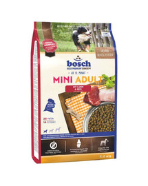 Bosch Mini Adult Lamb & Rice lambaliha ja riisiga 3 kg