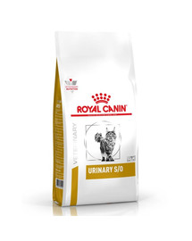 Royal Canin Cat Urinary S/O 7 kg Toit on näidustatud ka alumiste kuseteede haiguste korral.