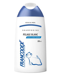 Francodex White Coat šampoon valge karvkattega koertele 250 ml