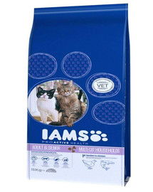 Iams Proactive Health Adult & Mature & Senior Multi-Cat Households With Salmon & Chicken 15 kg