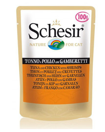 SCHESIR konserv tuunikala-, kana- ja krevettidega 50 g