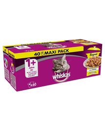 WHISKAS Whiskas Cat Food Wet Food Kassikonservid 40x85 g