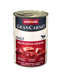 Animonda Grancarno Adult 400 g konserv täiskasvanud koertele erinevate lihadega
