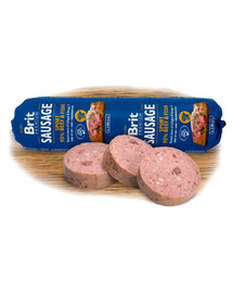 Brit Premium Sausage Sport Beef & Fish vorst veiseliha ja kalaga 800 g