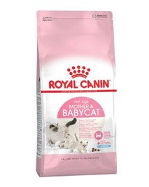 ROYAL CANIN Mother&Babycat 34 4 kg kuivtoit tiinetele ja imetavatele kassidele ja kassipoegadele vanuses 1 kuni 4 kuud