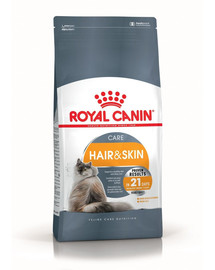 ROYAL CANIN Hair&Skin Care 2 kg kuivtoit täiskasvanud kassidele, läikiv karvkate ja terve nahk