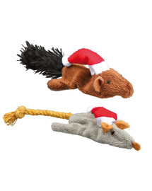 TRIXIE Jõulumänguasi - hiir või orav 14-17 cm