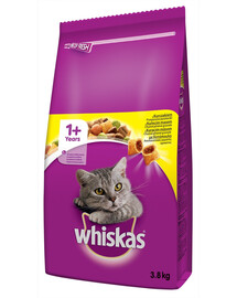 WHISKAS Adult kanaga 3,8 kg kuivtoit kassidele