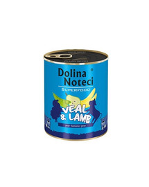 DOLINA NOTECI Premium SuperFood su veršiena ir ėriena 6 x 400 g