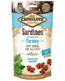 CARNILOVE Semi moist snacks pehmed maiuspalad sardiinide ja peterselliga 50 g
