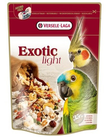 Versele-Laga Exotic Light 750 g toit keskmistele ja suurtele papagoidele