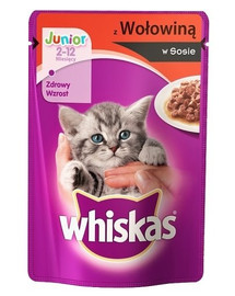 Whiskas Junior toit veiseliha kastmes 100 g