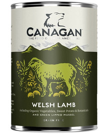 CANAGAN Dog Welsh lamb šlapias šunų maistas Velso ėriukas 400 g