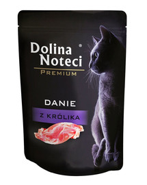 DOLINA NOTECI Premium Danie küülik täiskasvanud kassidele 85 g