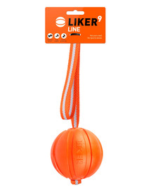 LIKER LINE Dog toy pall köiega 9 cm