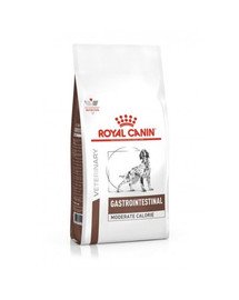 ROYAL CANIN GASTROINTESTINAL MODERATE CALORIE dieettoit koertele soolestiku imendumishäirete vähendamiseks 15 kg