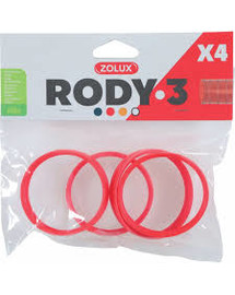ZOLUX ühendused RODY3 4 tk punane