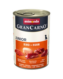 Animonda Grancarno Junior 800 g jaunų šunų konservai su vištiena ir triušiena