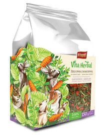 VITAPOL Vita Taimne lisasegu närilistele ja küülikutele Kaerarohu porgandiga 150 g