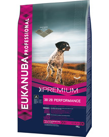 EUKANUBA PROFESSIONAL Premium Performance kuivtoit täiskasvanud koertele 19 kg