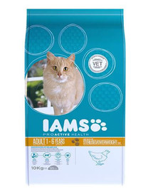 IAMS for Vitality sumažintas riebalų kiekis suaugusioms katėms po sterilizavimo 20 kg (2 x 10 kg)