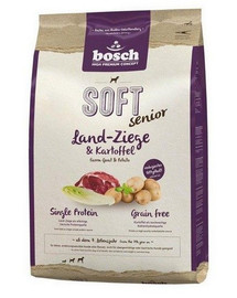 BOSCH Soft Senior Kitseliha ja kartul 12,5 kg + treeningmaius hirvelihaga 300 g
