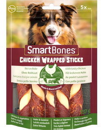 SmartBones Chicken Wrap Sticks medium tk närimiskondid koertele kanaga