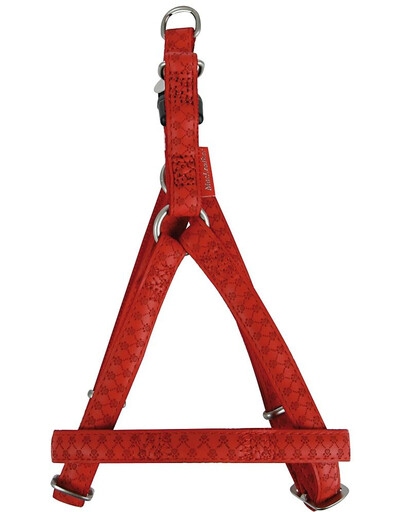 Zolux reguliuojamos petnešos Mac Leather 15 mm raudonos