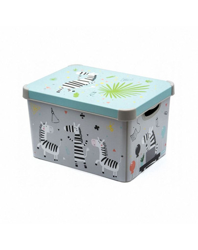 CURVER Deco Stockholm L Zebra kaanega kast