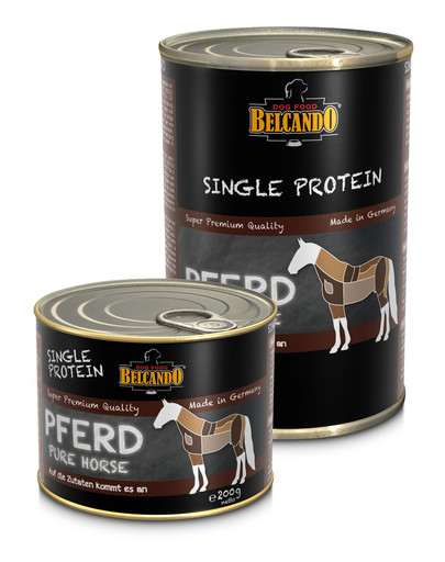 BELCANDO Single Protein hobuseliha 200 g märgtoit koertele